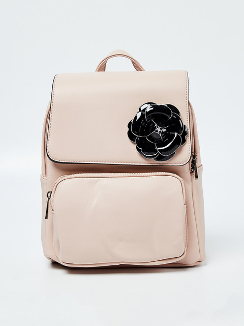 

CODE by Lifestyle Women Pink Solid Backpack