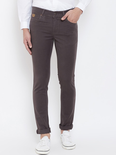 

Canary London Men Brown Skinny Fit Low-Rise Clean Look Stretchable Jeans