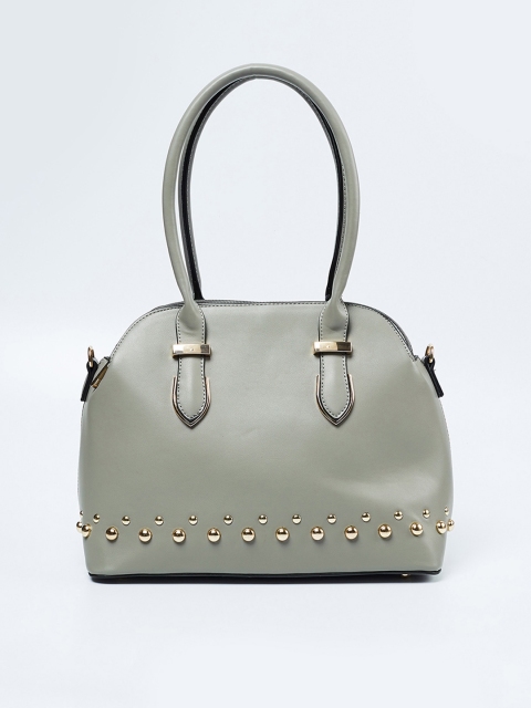 

CODE by Lifestyle Grey Embellished Handheld Bag