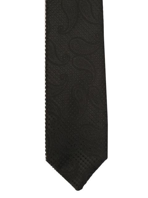 

Van Heusen Black Woven Design Broad Tie