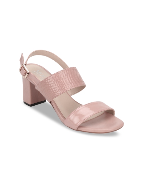 

Mode by Red Tape Women Pink Snakeskin Textured Heels