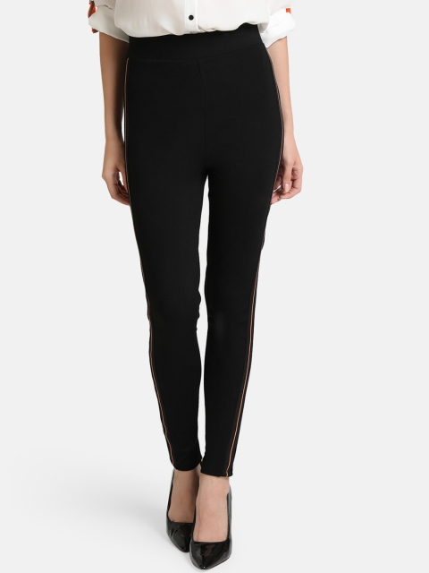 

Kazo Women Black Solid Skinny Fit Jeggings
