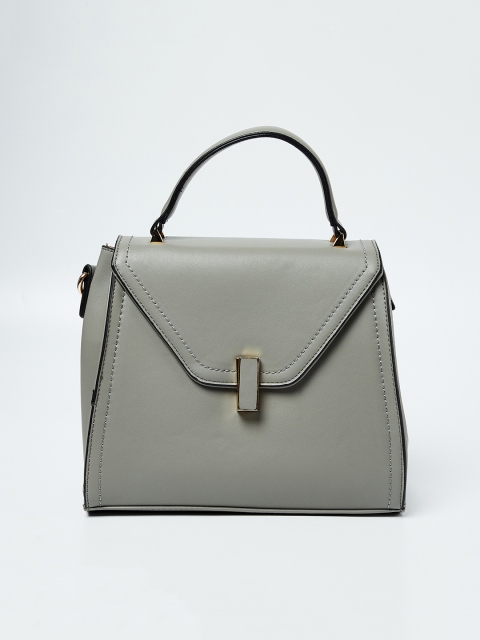 

CODE by Lifestyle Grey Solid Handheld Bag