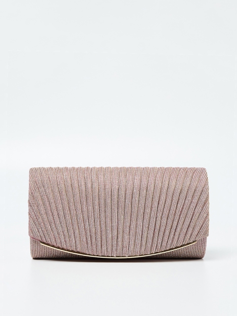 

CODE by Lifestyle Pink Textured Clutch