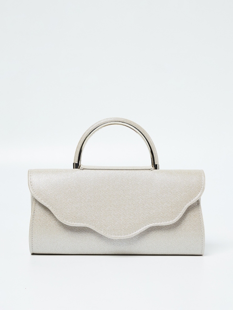 

CODE by Lifestyle Silver-Toned Solid Purse Clutch