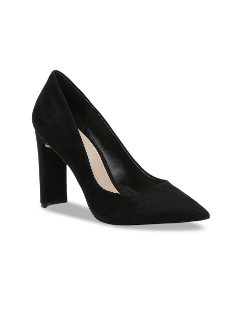

ALDO Women Black Solid Suede Pumps
