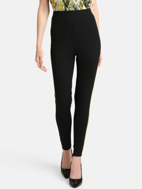 

Kazo Women Black Solid Skinny Fit Jeggings