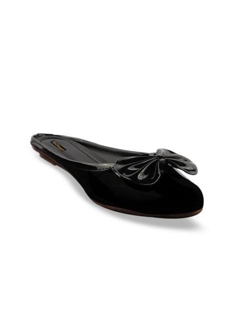 

Shoetopia Women Black Solid Mules