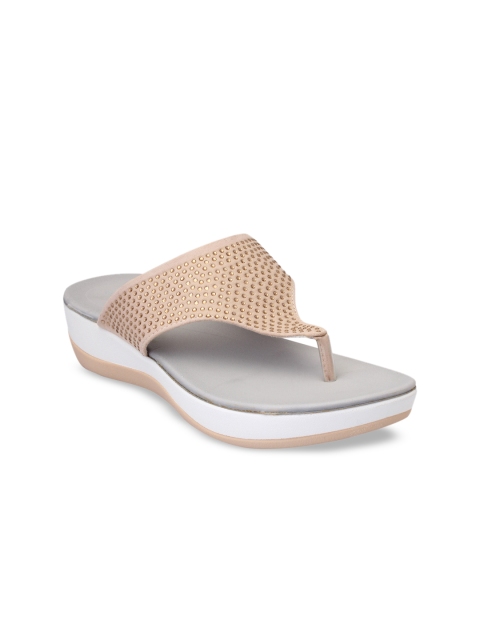 

pelle albero Women Beige Solid Sandals
