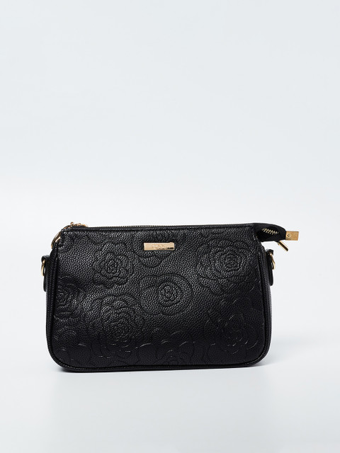 

CODE by Lifestyle Black Textured Handheld Bag