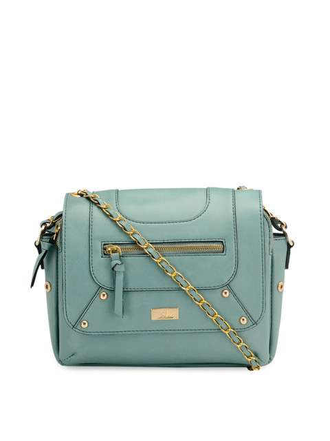 

yelloe Turquoise Blue Solid Sling Bag