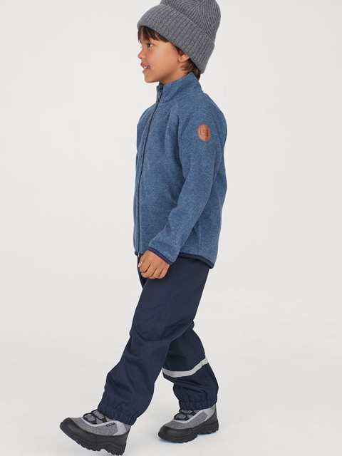 

H&M Boys Blue Solid Waterproof Shell trousers