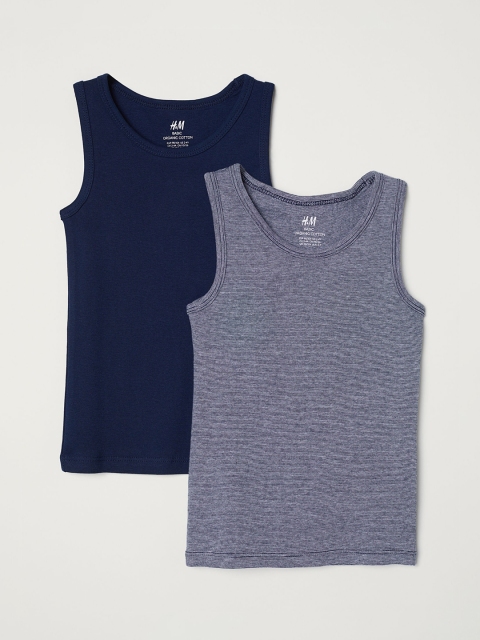 

H&M Boys 2-pack vest tops, Blue