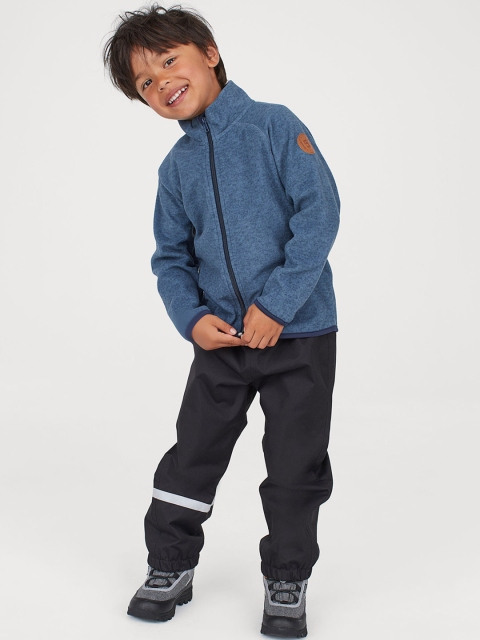 

H&M Boys Black Solid Waterproof Shell Trousers