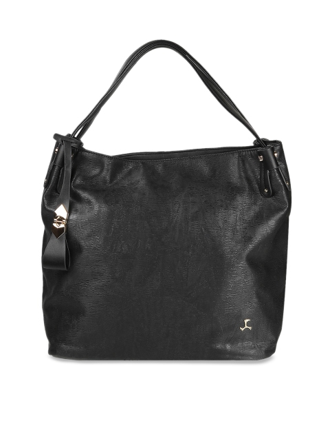 

Mochi Black Solid Handheld Bag