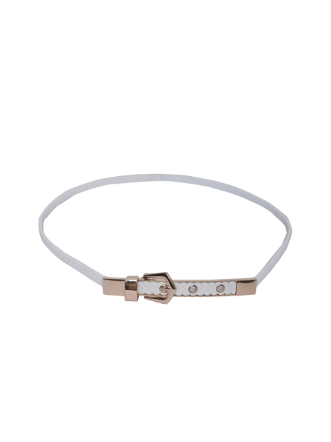 

Mali Fionna Women White Solid Belt