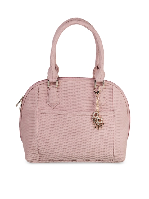 

Mochi Peach-Coloured Textured Shoulder Bag