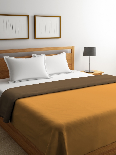 

STELLAR HOME Brown Solid AC Room 120 GSM Double Bed Comforter