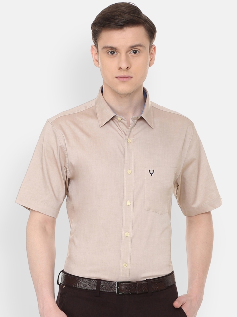 

Allen Solly Men Brown Regular Fit Solid Casual Shirt