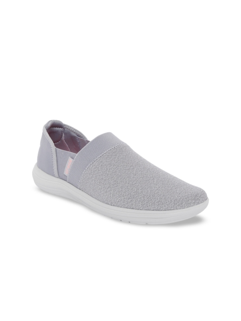 

Crocs Reviva Women Grey Woven Design Slip-On Sneakers
