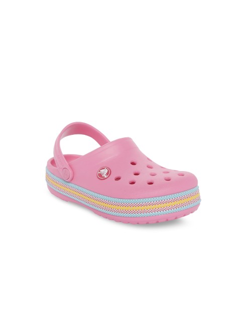 

Crocs Kids Pink Solid Clogs