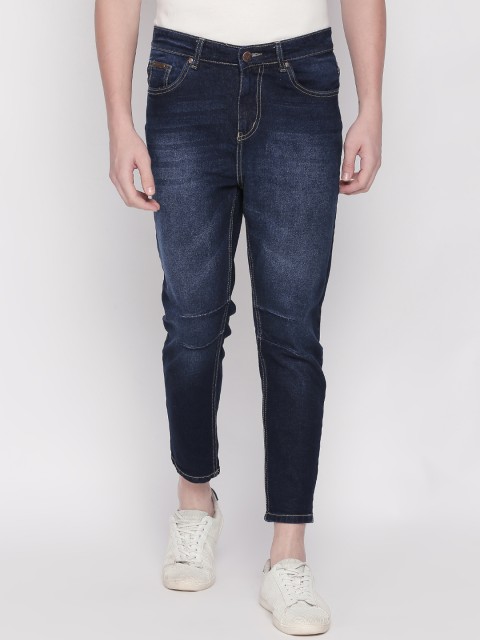 

BOLTS and BARRELS Men Blue Slim Fit Low-Rise Clean Look Jeans