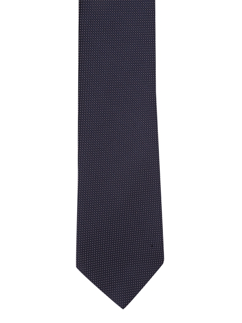 

Van Heusen Navy Blue Woven Design Broad Tie