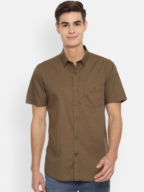 

Louis Philippe Sport Men Brown Slim Fit Solid Casual Shirt