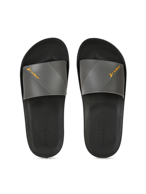 

Rider Men Grey Solid Sliders
