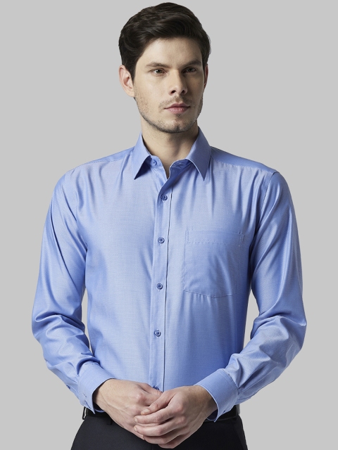 

Park Avenue Men Blue Regular Fit Solid Formal Shirt