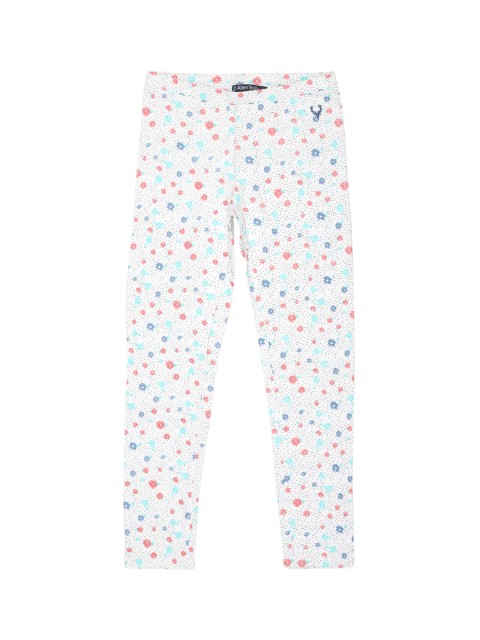 

Allen Solly Junior Girls White Printed Leggings