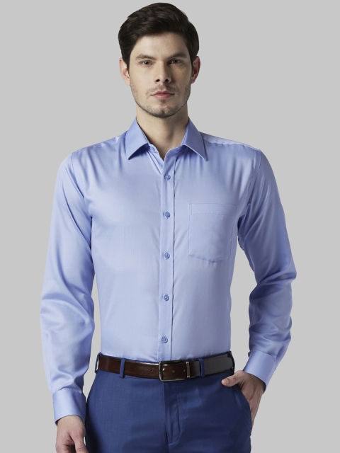 

Park Avenue Men Blue Regular Fit Solid Formal Shirt