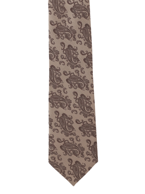 

Van Heusen Beige Woven Design Broad Tie