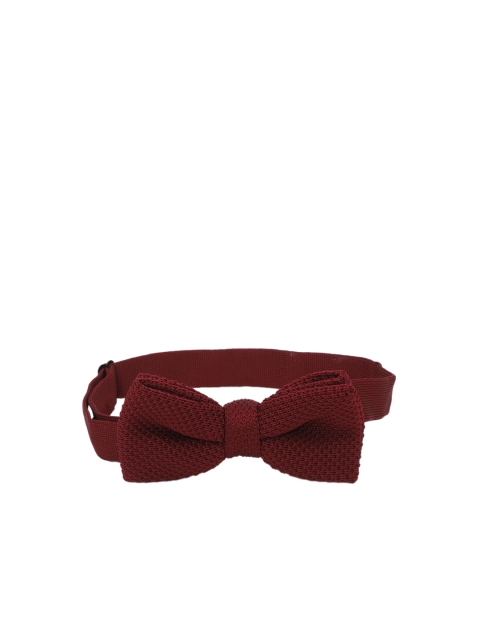 

Van Heusen Maroon Woven Design Bow Tie