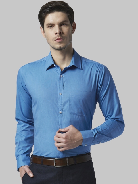 

Park Avenue Men Blue Slim Fit Solid Formal Shirt