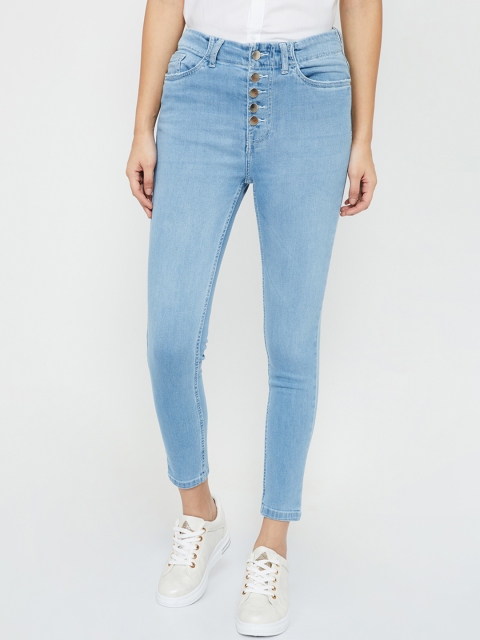 

Fame Forever by Lifestyle Women Blue Skinny Fit Mid-Rise Clean Look Jeans