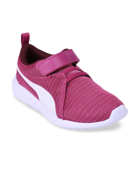 

Puma Unisex Magenta Slip-On Sneakers