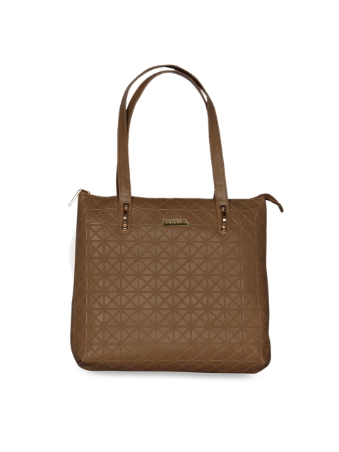 

ESBEDA Brown Textured Shoulder Bag