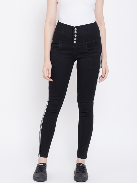 

Nifty Women Black Slim Fit High-Rise Clean Look Stretchable Jeans