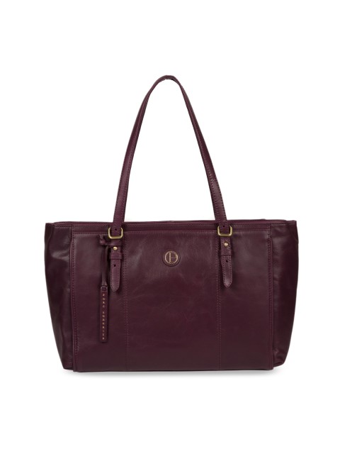 

PURE LUXURIES LONDON Women Purple Solid Genuine Leather Wollerton Shoulder Bag