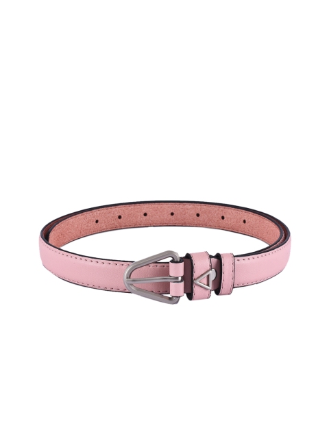

BuckleUp Women Pink Solid Belt