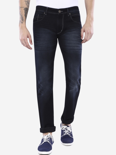 

Duke Men Blue Regular Fit Mid-Rise Clean Look Jeans
