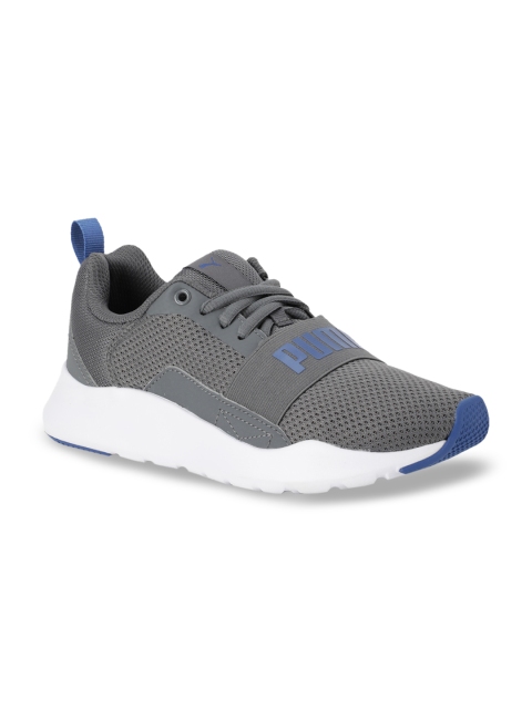 

Puma Unisex Grey Wired Jr CASTLEROCK Sneakers