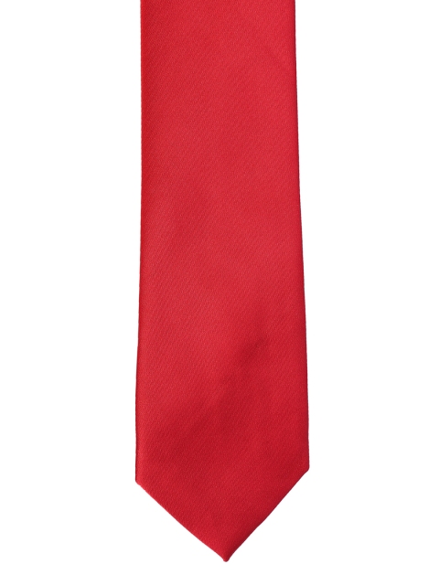 

Van Heusen Red Solid Broad Tie