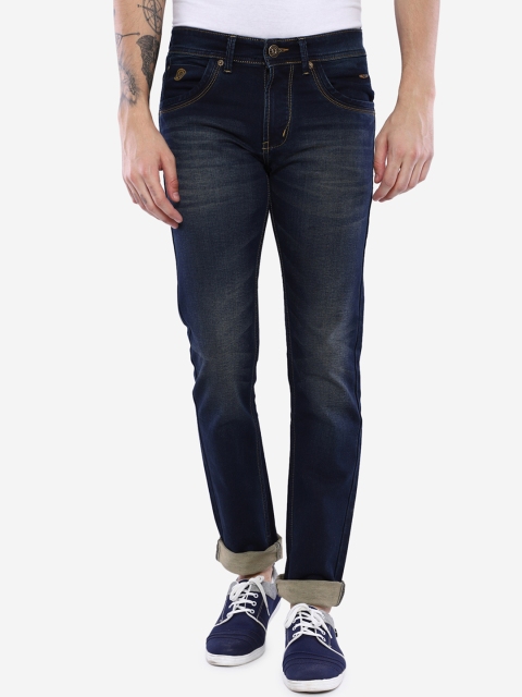 

Duke Men Blue Regular Fit Mid-Rise Clean Look Jeans