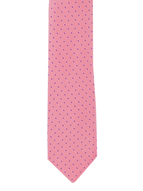 

Van Heusen Men Pink Woven Design Broad Tie
