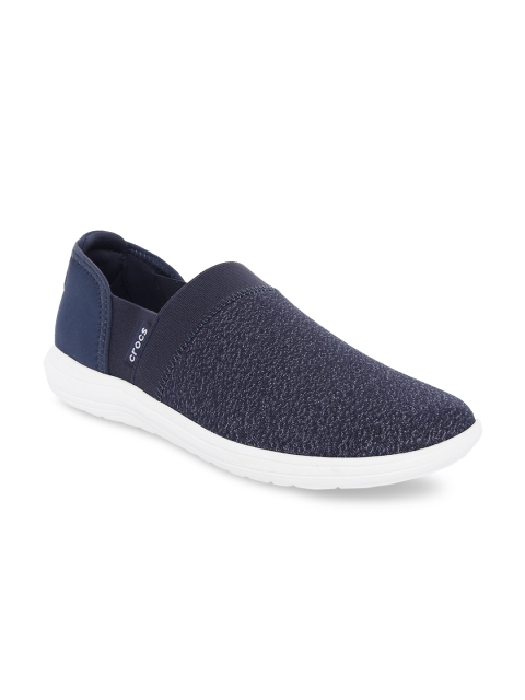 

Crocs Reviva Women Blue Textured Slip-On Sneakers