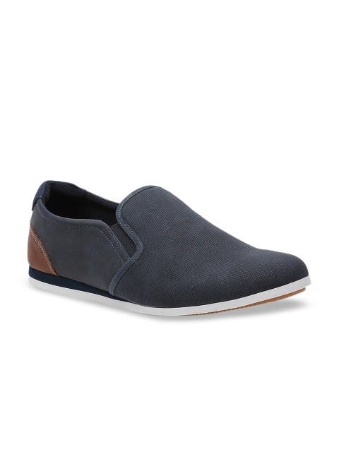 

ALDO Men Blue Slip-On Sneakers