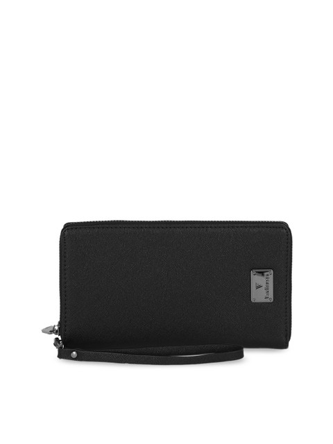 

Van Heusen Woman Women Black Textured Zip Around Wallet