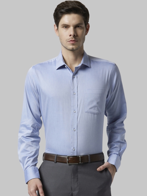 

Park Avenue Men Blue Regular Fit Solid Formal Shirt